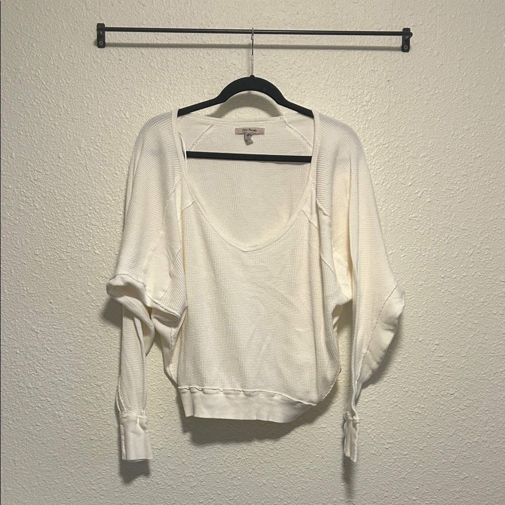 Free People Santa Clara Thermal Ivory